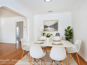 Dining Room-Virtually Staged