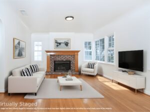 Living Room-After virtually staged